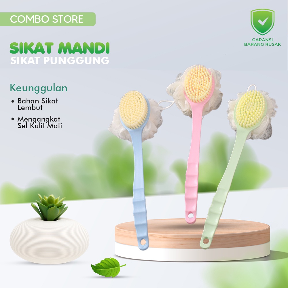 Sikat Gosok Punggung Badan Pembersih Kulit Mati Shower Puff