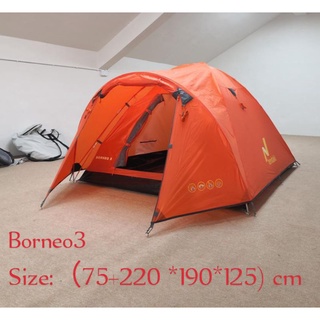 *Grosir tenda camping dome termurah •tendaki borneo 3 PU3000mm