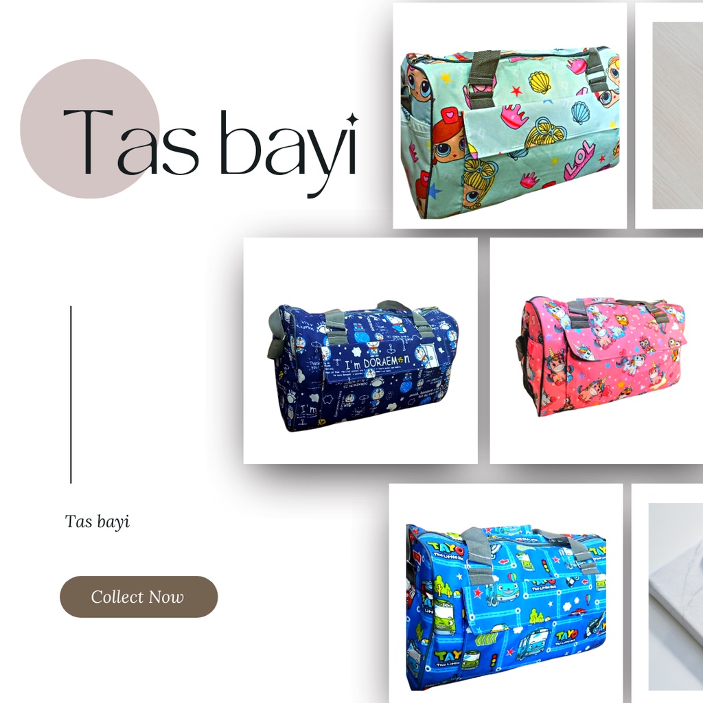 Tas Bayi Diaper Bag buat Travelling Bayi mudah di gunakan muat banyak TERMURAH