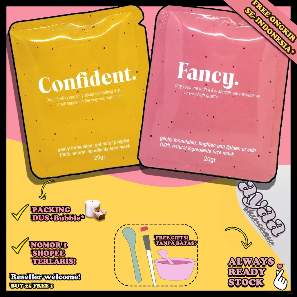 MOISTURIZER CERAMON MASKER PRETTYWELL CONFIDENT FANCY ORGANIC MASK PRETTYWELL.CO