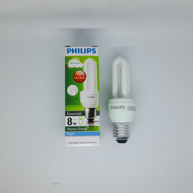 Lampu Essential Philips 8 Watt Cool Daylight