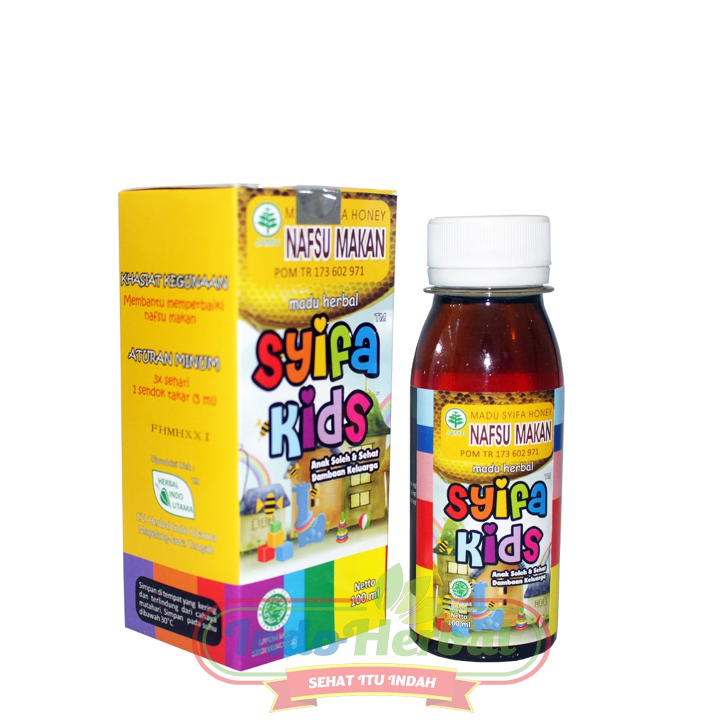 HERBAL HIU MADU Anak Syifa Kids Nafsu Makan 100ml