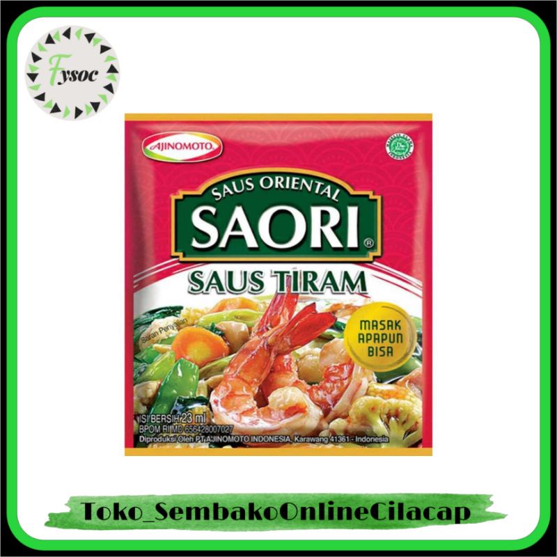 SAORI SAUS TIRAM 23ML SACHET | BUMBU PENYEDAP MASAKAN