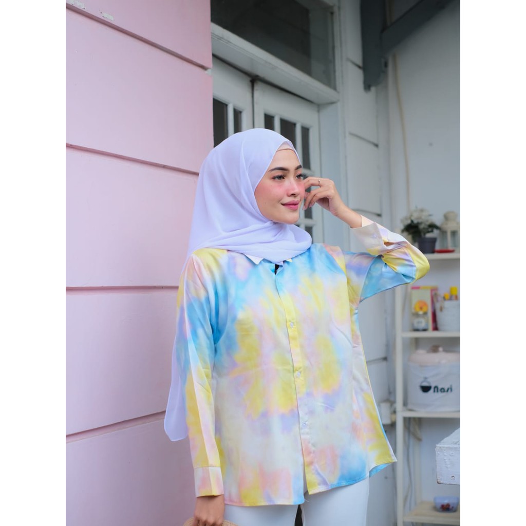 TokoMilkan - Atasan Wanita Dewasa JASMINE Motif Tie Dye