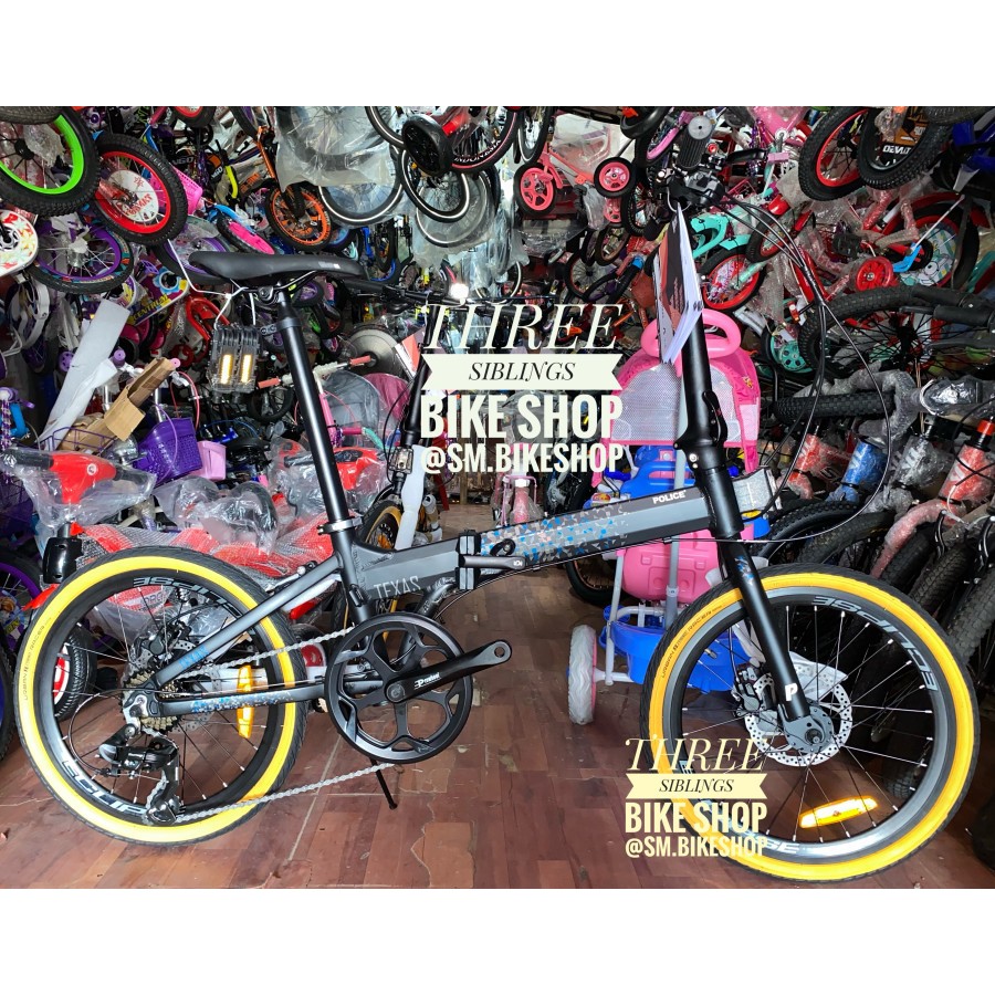 SEPEDA LIPAT ELEMENT POLICE TEXAS HYDRO 20 INCH HYDRAULIC,ALLOY