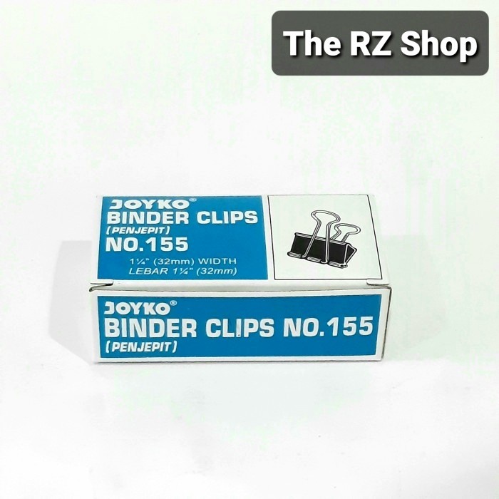 

Binder Clips / Penjepit Kertas Joyko No.155 (Joyko)