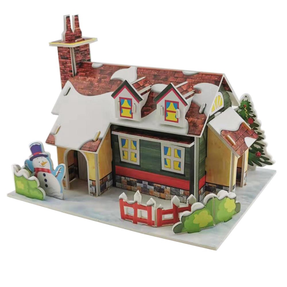 Puzzle 3D MERRY CHRISTMAS | Kado Natal Anak - 1690-54