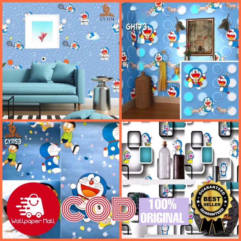 Jual Walpaper Dinding Doraemon Wallpaper Dinding Doraemon Stiker