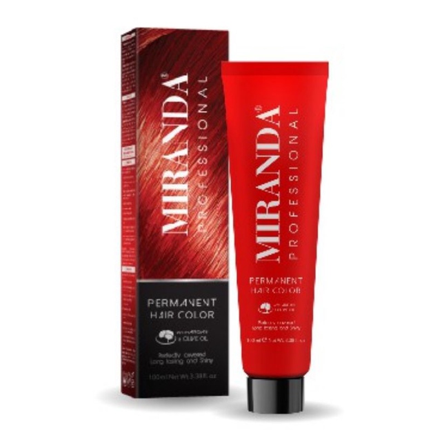MIRANDA Profesional Hair Color Permanent 100ml / MIRANDA Cat Rambut Profesional