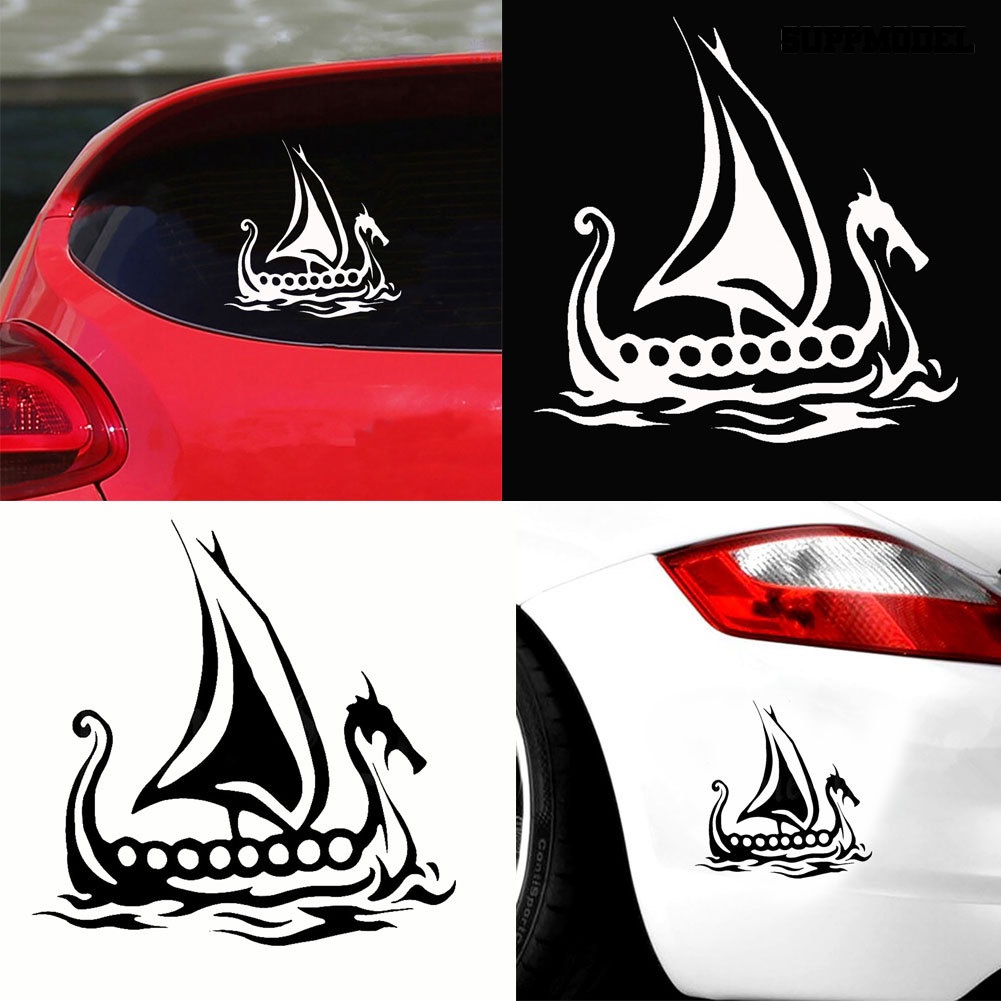 Stiker Reflektif Motif Viking Untuk Dekorasi Mobil Truk Laptop Motor