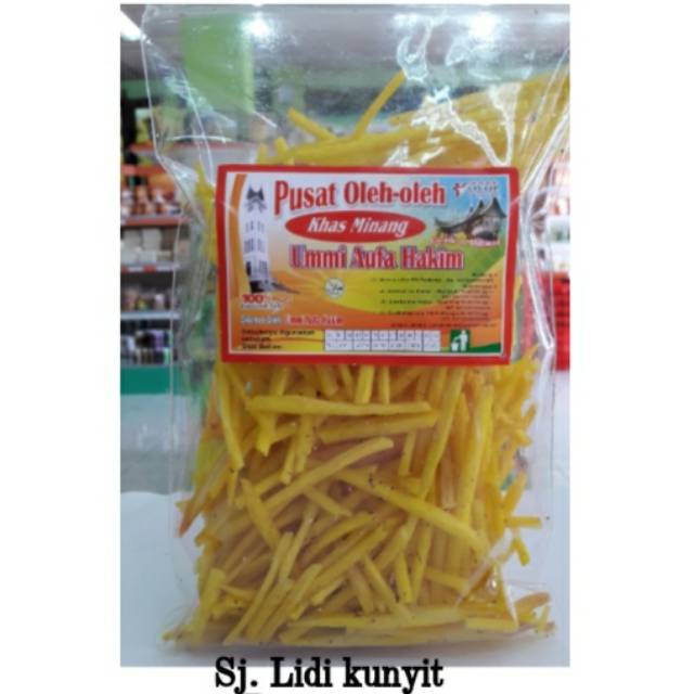 

200grm TERLARIS !!! Kripik Sanjai Lidi Kuning/ASLI SANJAI BUKITTINGGI