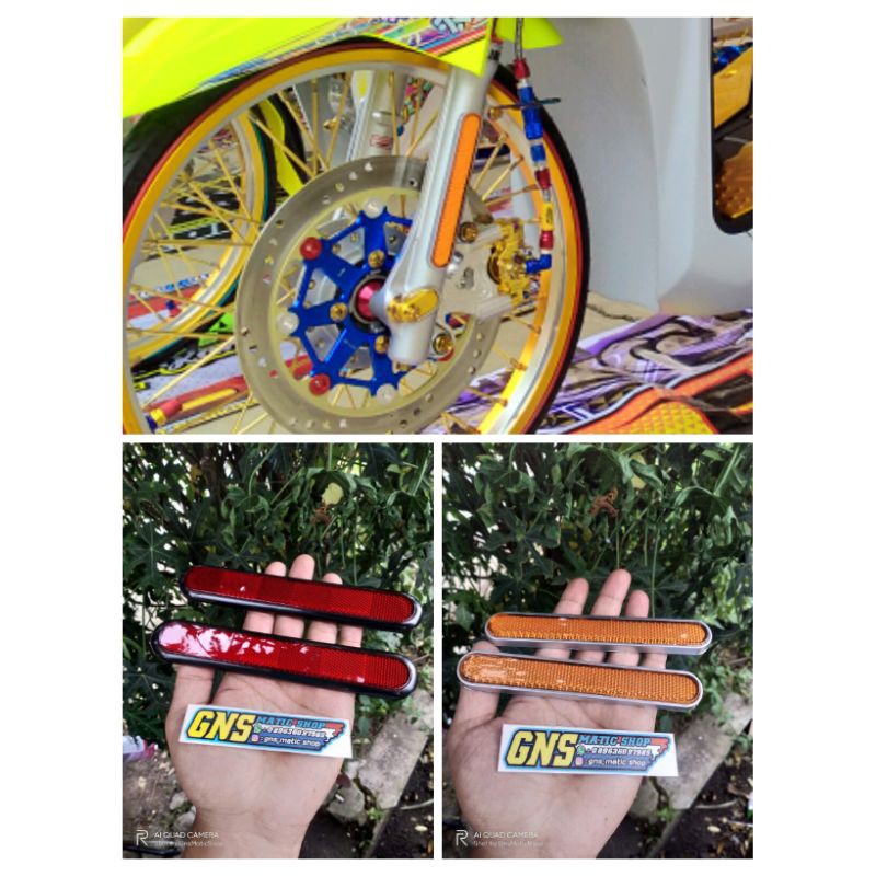 pemanis shock depan / mata kucing shock depan pemanis shock depan standar mata kucing