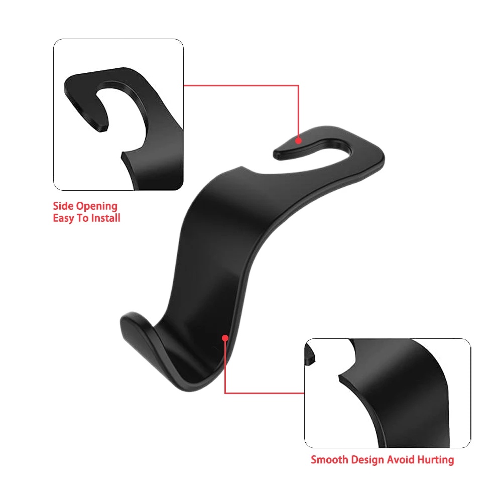 [Stock ] Universal  Car Seat Headrest Hook / Car Back Seat Organizer Hanger Storage Hook /S Type Car  Storage Organize