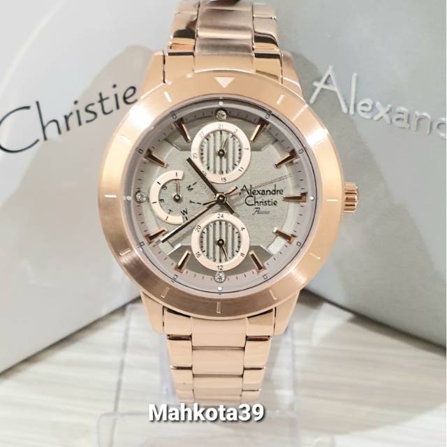 Jam tangan Alexandre Christie AC2823BF Rosegold