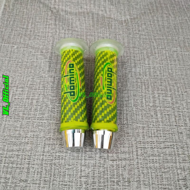 handgrip sarung gas domino karbon Thailand + jalu stang chrome model pcx universal motor grip domino Thailand plus bandul jalu beat mio vario genio Scoopy fazzio ktc rcb domino