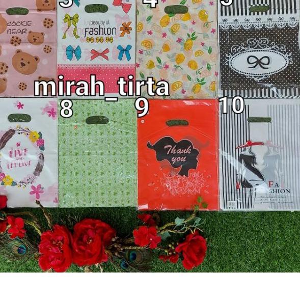 

➵ ♥️♥️25x35cm Kantong kresek plong motif olshop . kantong plastik plong motif 25x35 Kresek pond motif ♘