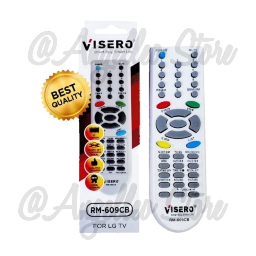 Remot TV Multi~TV Tabung~LG~VISERO~RM609CB~BARU