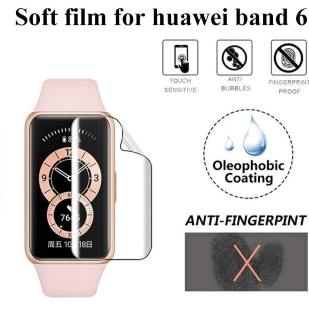 Anti gores shock Screen Guard Huawei Band 6 7 8 Honor Band 6 7 antigores