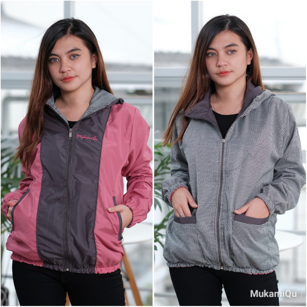 Jaket Wanita Valencia Bolak Balik