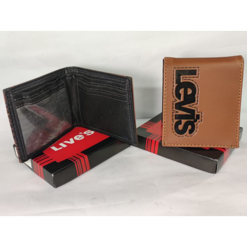 DOMPET GOLDEN BAHAN KULIT SINTETIS  BERKUALITAS /UNTUK PRIA KEREN