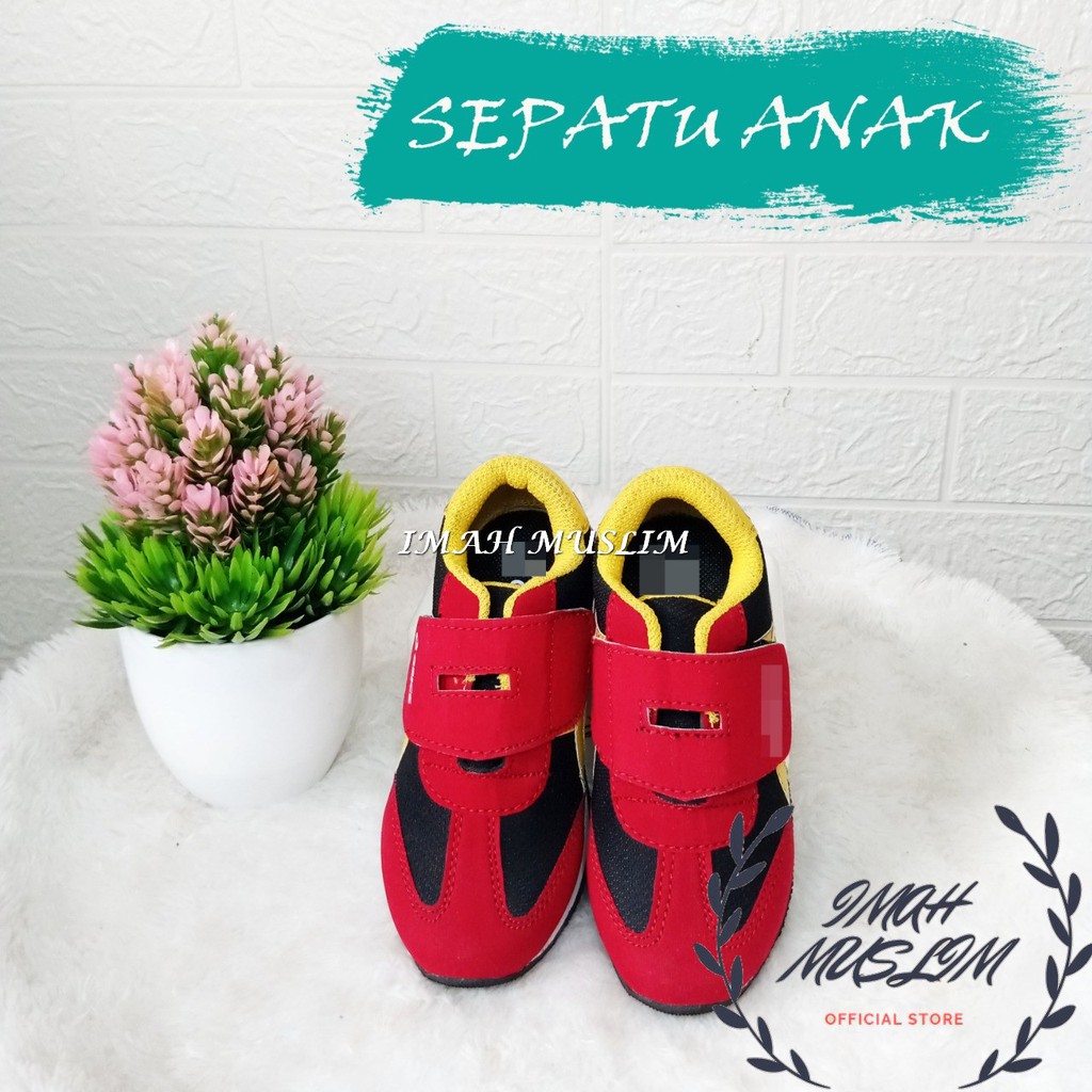 Sepatu Anak Sport Untuk Anak Usia 4 sampai 9 Tahun Pria dan Wanita Dengan Perekat Simple Murah