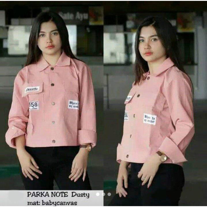 Nara Grosir - Parka Note l Jaket Wanita