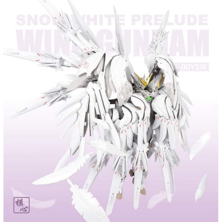 Supernova Wing Prelude MG Gundam Wing Zero custom Snow White Prelude model kit