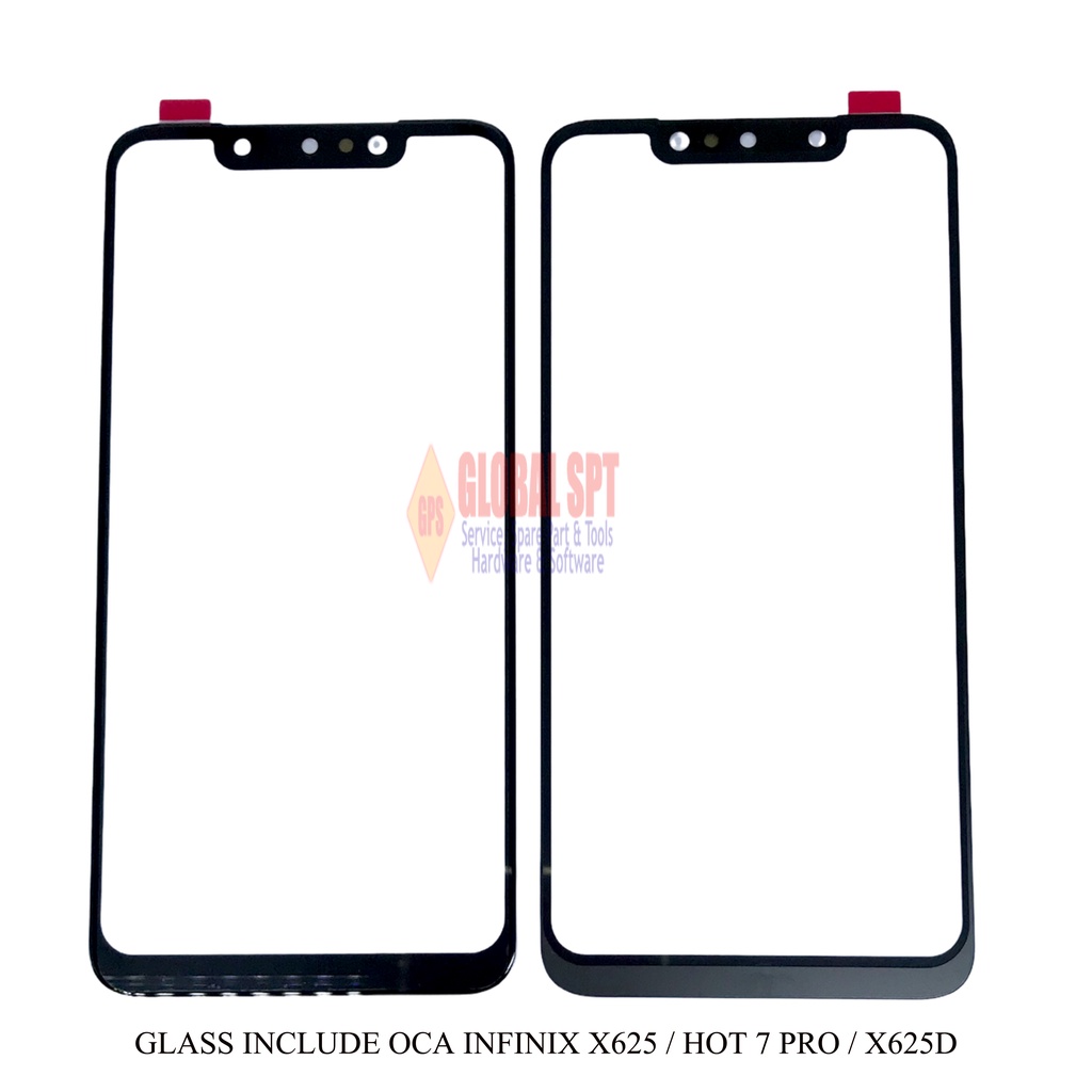 GLASS INCLUDE OCA INFINIX X625 / HOT 7 PRO / X625D