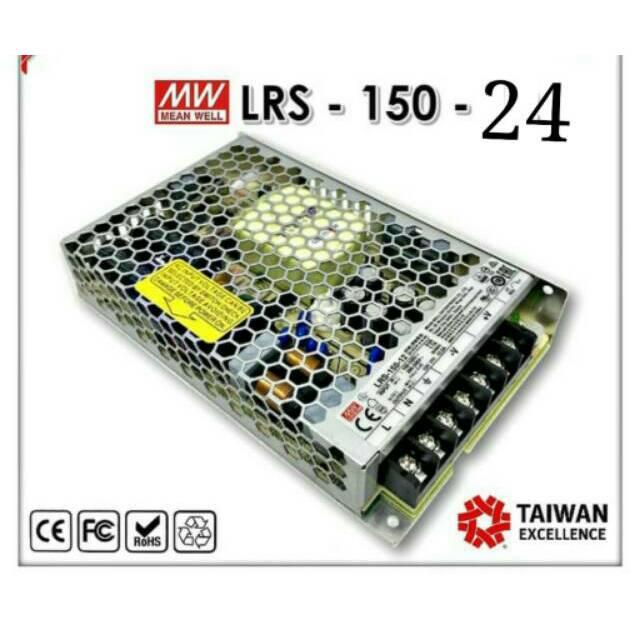 Power Supply Mw Mean Well Lrs 350 24 Power Supply Meanwell 24 Volt 6 5a 24v 6 5a Meanwell Mw Shopee Indonesia