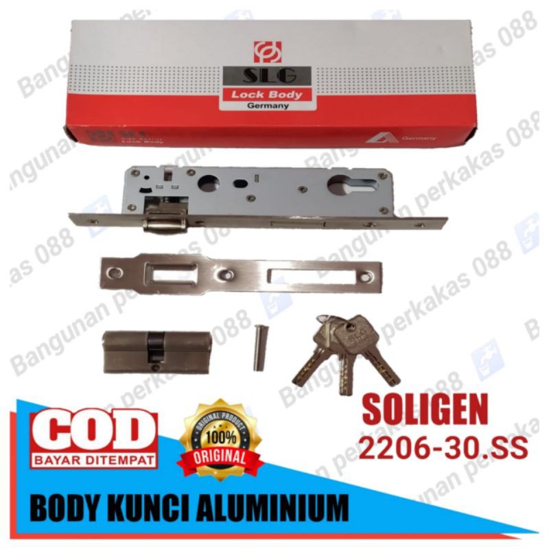 Body Kunci Aluminium SLG 2206-30SS Dan 2200-30ss / Body Pelor - Body Kunci