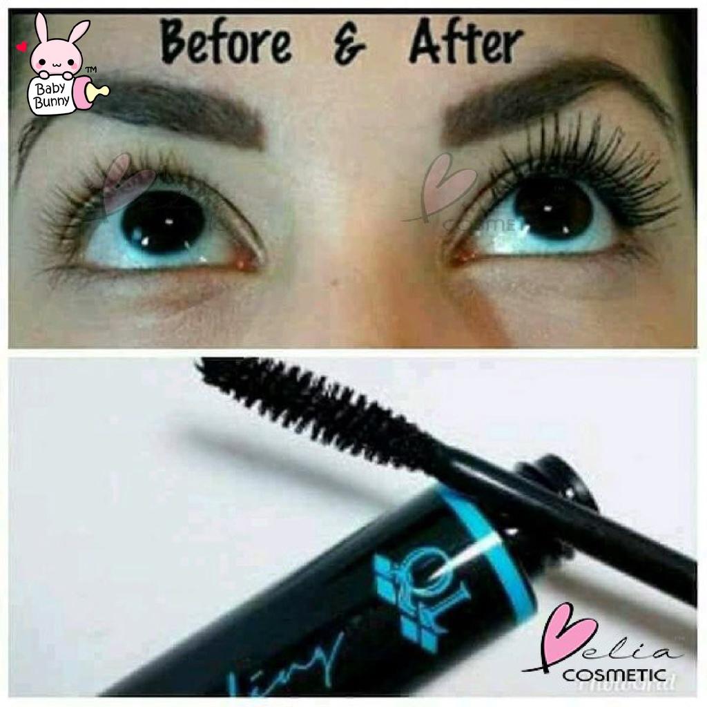 ❤ BELIA ❤ (✔️BPOM) QL Waterproof and Curling Mascara 8 mL ( maskara QL pelentik bulu mata )