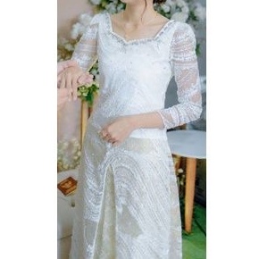 Preloved kebaya akad putih second