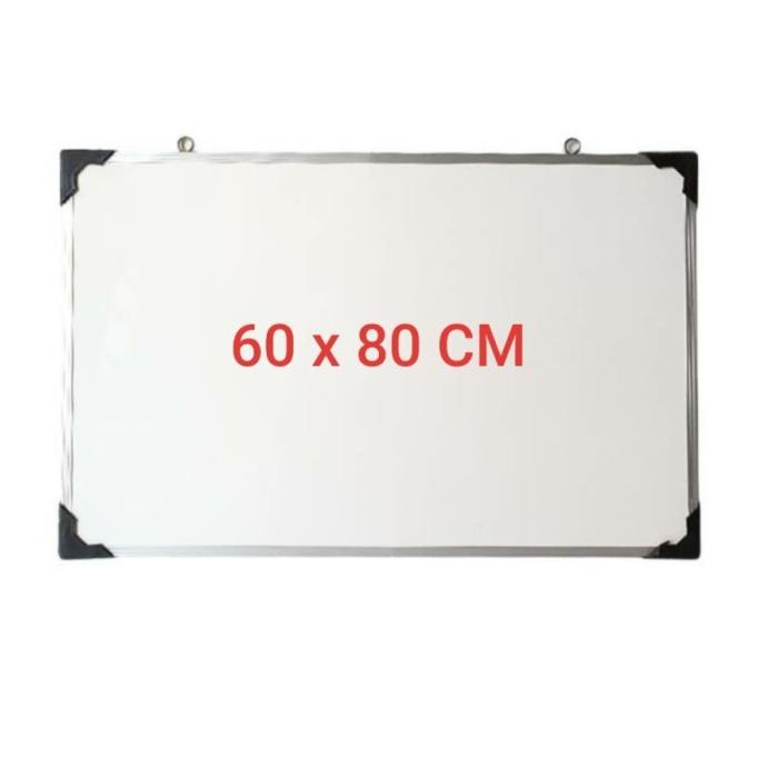

[COD] Papan Tulis Putih/ White Board 80 x 60 + spidol dan penghapus (sk) DISKON Kode 370
