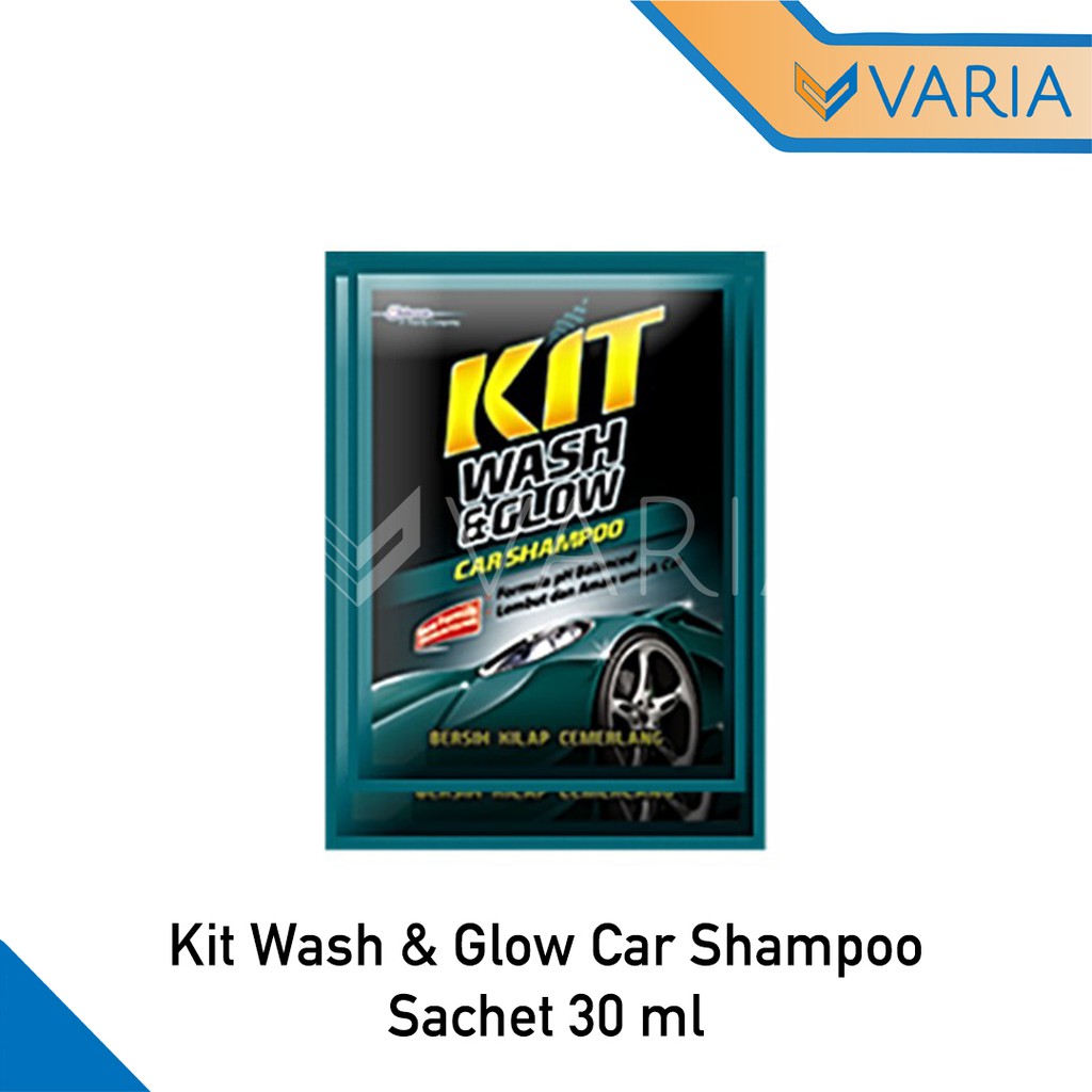 Kit Car Shampoo Cuci Mobil Wash &amp; Glow Sachet 30 ml x 24 Hanger Pack