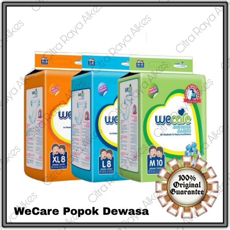 adult diapers wecare / popok dewasa