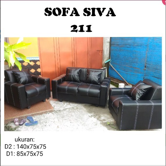 Sofa 211 Dua Satu Satu Seater Minimalis Bantal Sofa Semarang &amp; Sekitar