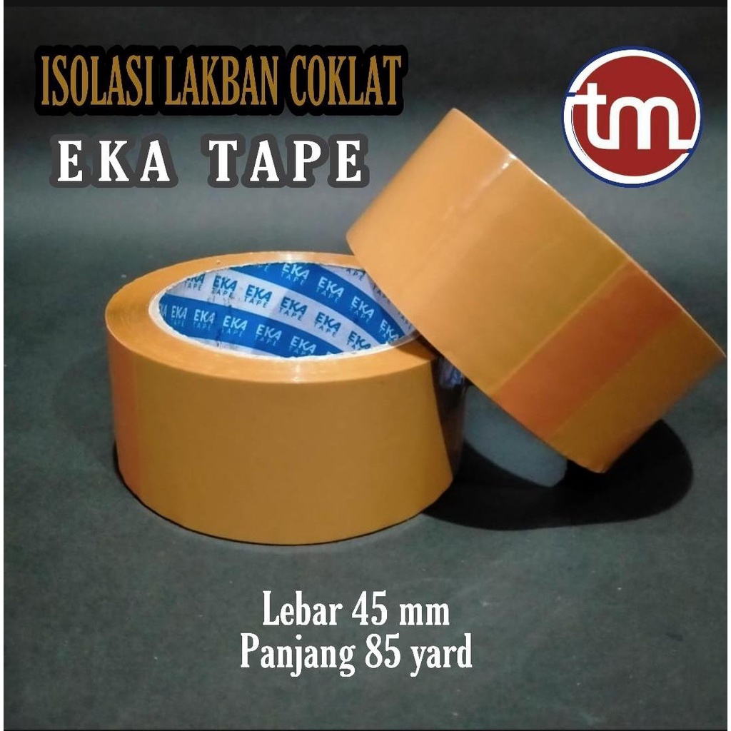 

EKATAPE ISOLASI LAKBAN SELOTIP COKLAT TAN BROWN EKA TAPE BY DAIMARU