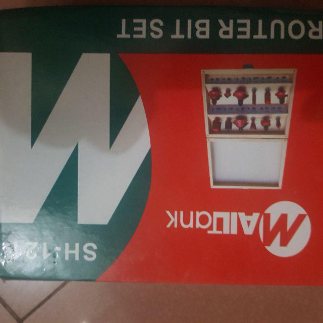 Besar 12 Router Shs121 Bit Set Mata Profil Mata Trimmer Krisbow Tolsen