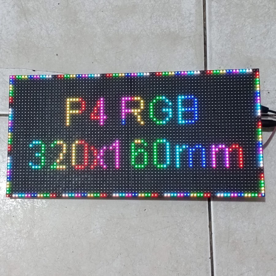 Panel Module Modul LED P4 Running Text SMD RGB Color Indoor