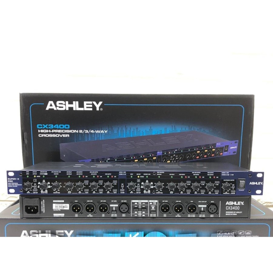 Crossover Aktif ASHLEY CX 3400 CX3400 SUPER Xpro Limiter