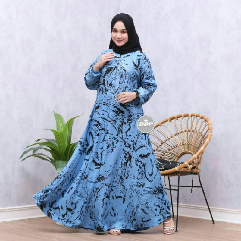 ANNAJA GAMIS SHABILA SHAKILA | gamis busui Motif MARMER