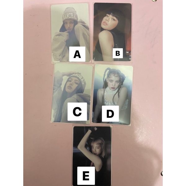 Photocard PC Lisa Blackpink POB Merch Lalisa