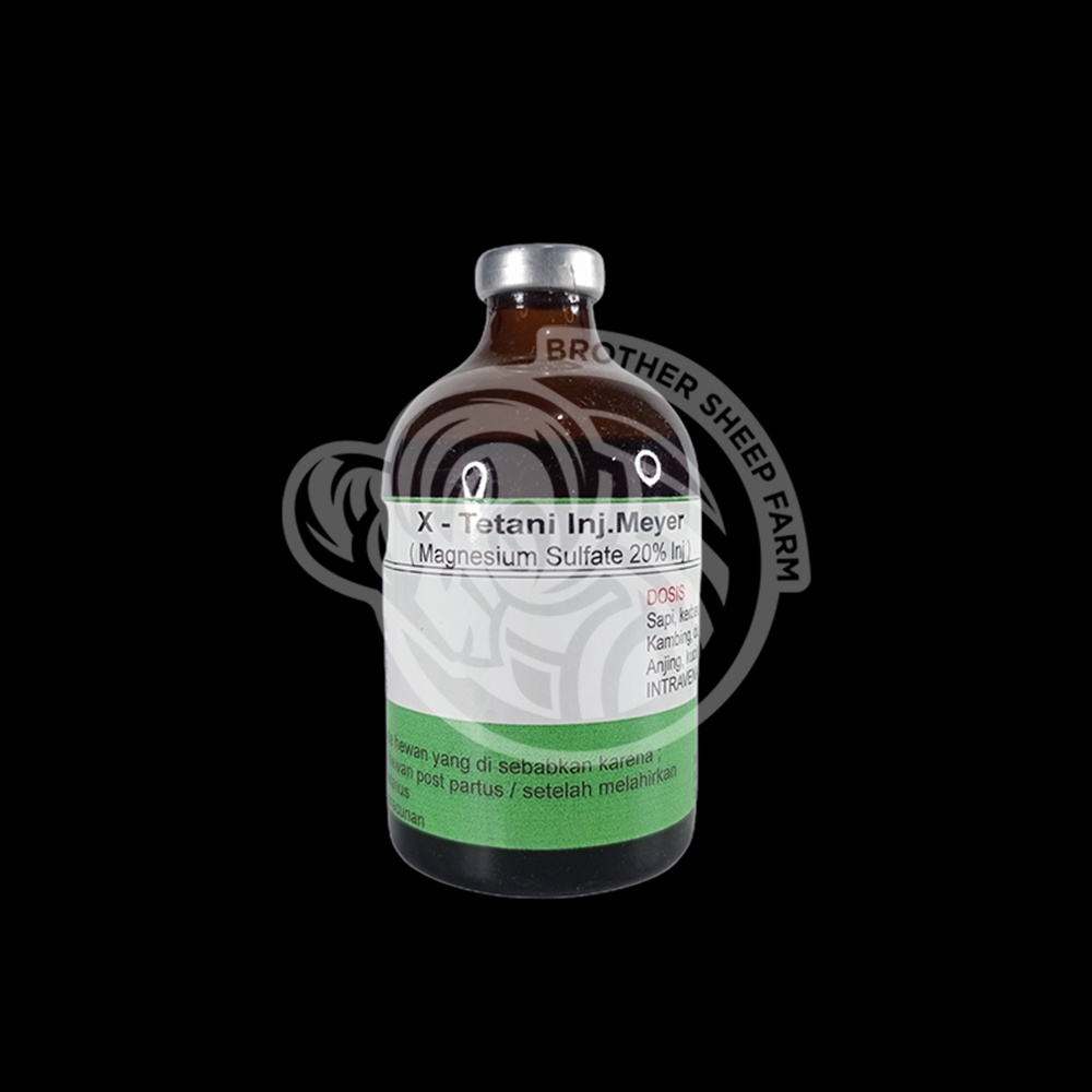X Tetani Inj Obat Kejang/ Tetanus hewan Kucing Domba Kambing Sapi Kebau Kuda dll