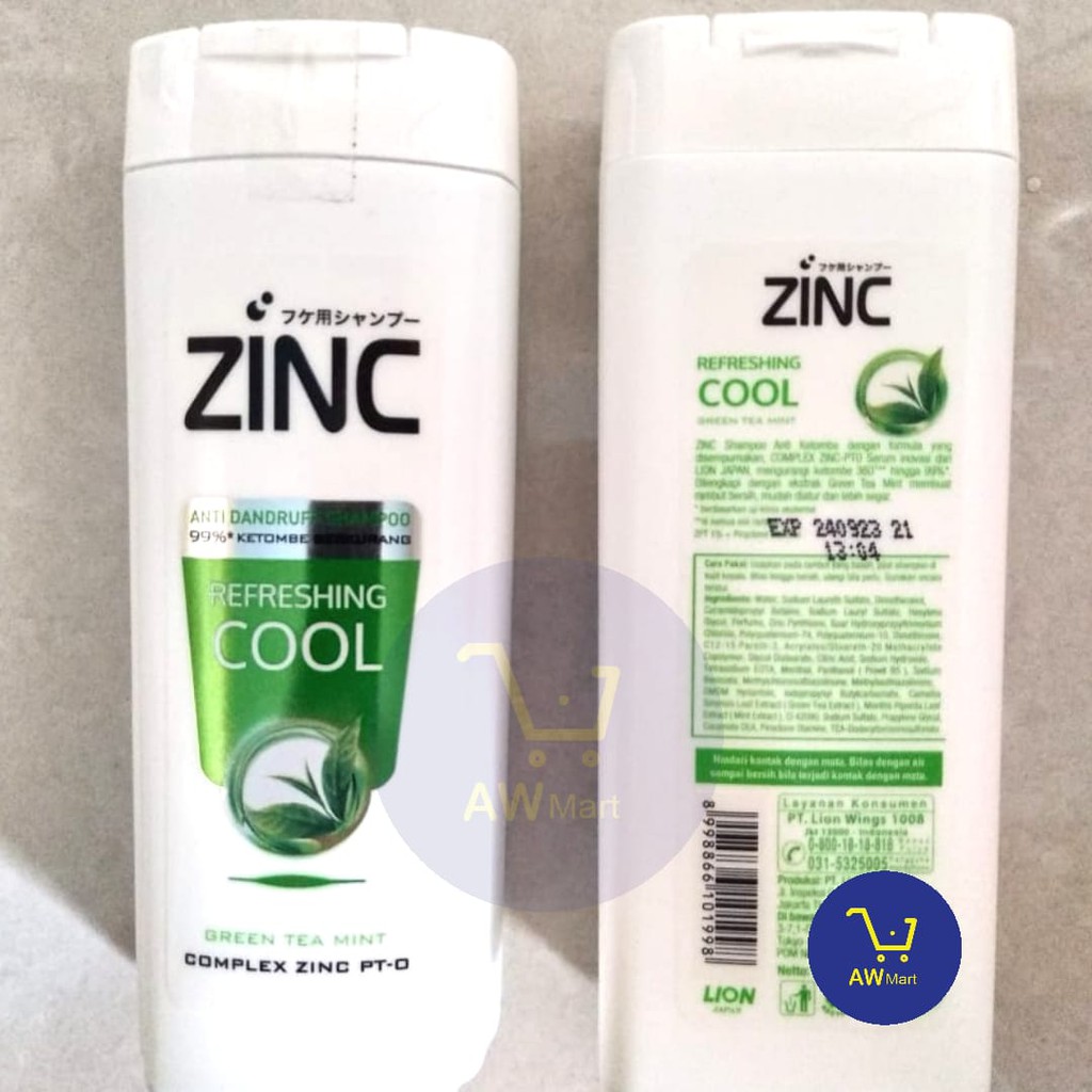 Shampo ZINC 70ml (DARI PABRIK LANGSUNG) Botol Irit Kecil