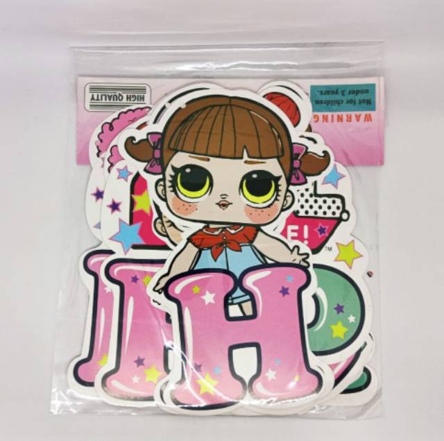 Banner Happy Birthday Karakter Jumbo / Banner Flag Karakter Lol / Spiderman / Banner Ulang Tahun @ul