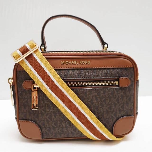 MK Travel Camera Bag Signature Brown Original