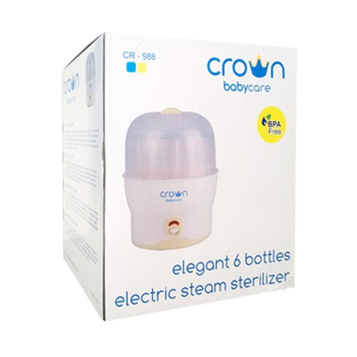 Sterilizer Crown 6 botol CR988 alat steril botol susu bayi