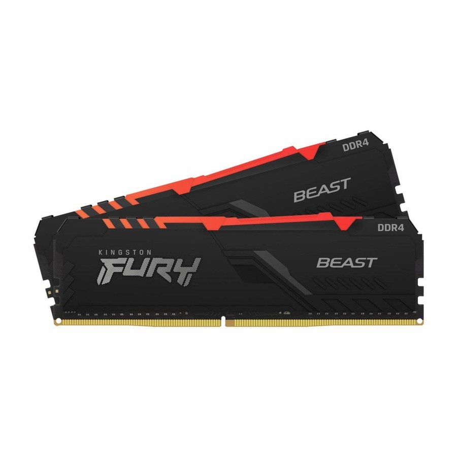 RAM DDR4 KINGSTON KF432C16BB1AK2/32 Fury Beast RGB 32GB 3200MHz Resmi