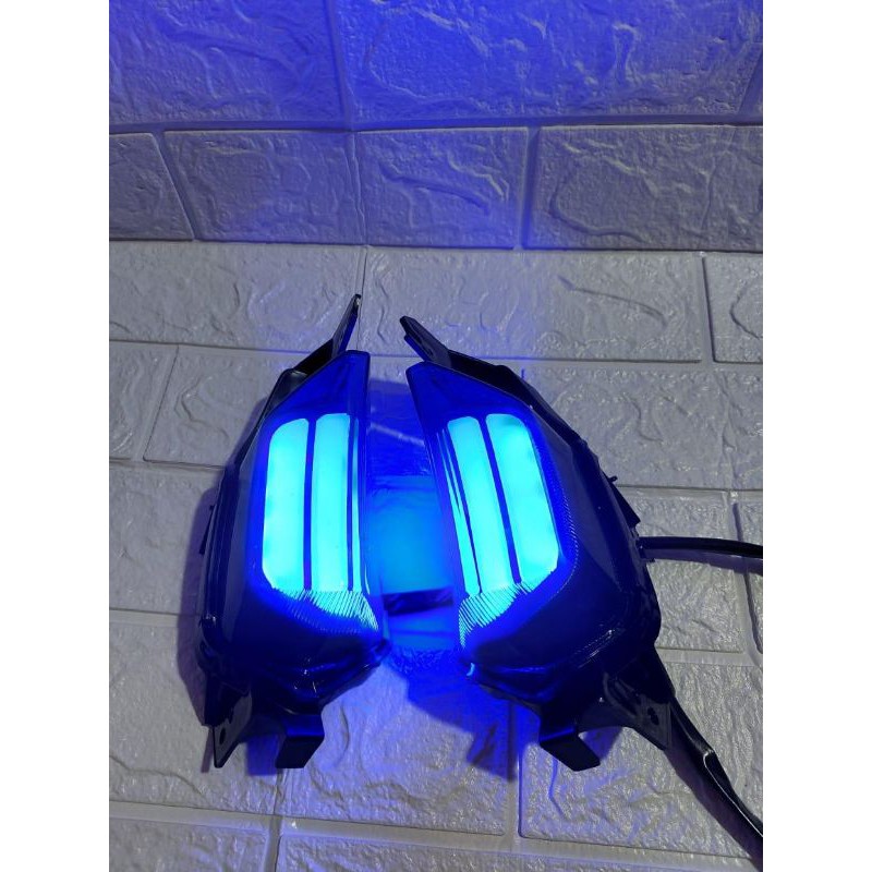 Paket Lampu Stoplamp Nmax New 2020 + Lampu Sein All New Yamaha Nmax 2020 Senja Biru by Wuming