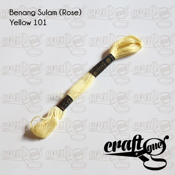Benang Sulam (Rose) YELLOW-ORANGE